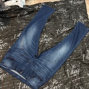 Men's Relaxed Fit Blue Jeans